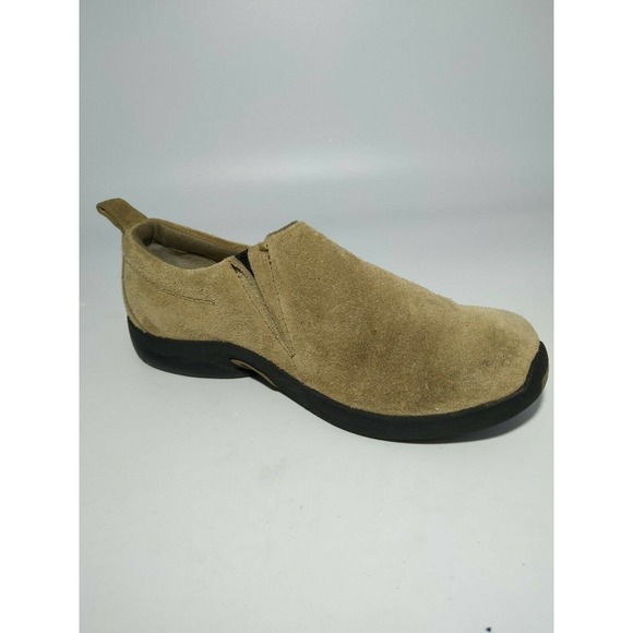 UGG S/N 5257 Women's Shearling Slip-On Taupe/Black Leather Shoe Size 5 - Picture 9 of 12